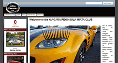 Desktop Screenshot of niagarapeninsulamiataclub.com