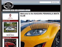 Tablet Screenshot of niagarapeninsulamiataclub.com